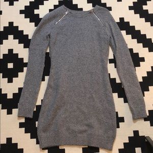 Gray Sweater Dress